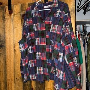 Victoria Jones Woman Multicolor Plaid Shirt